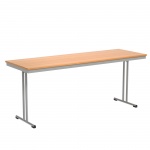 Klapptisch, 180x60 cm (B/T), 72 cm hoch, T-Fuß, 